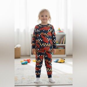 Kids Speedster Pajama Set - Red and Blue